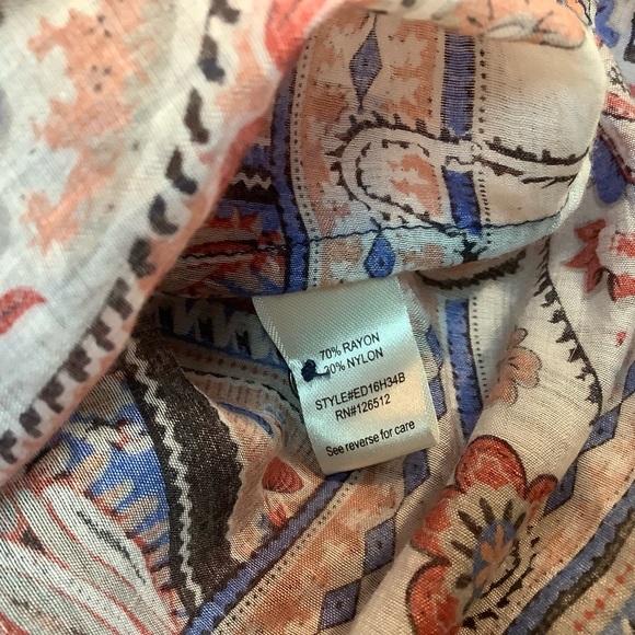 Anthropolgie Aratta Silent Journey Sheer boho top M - Picture 4 of 4